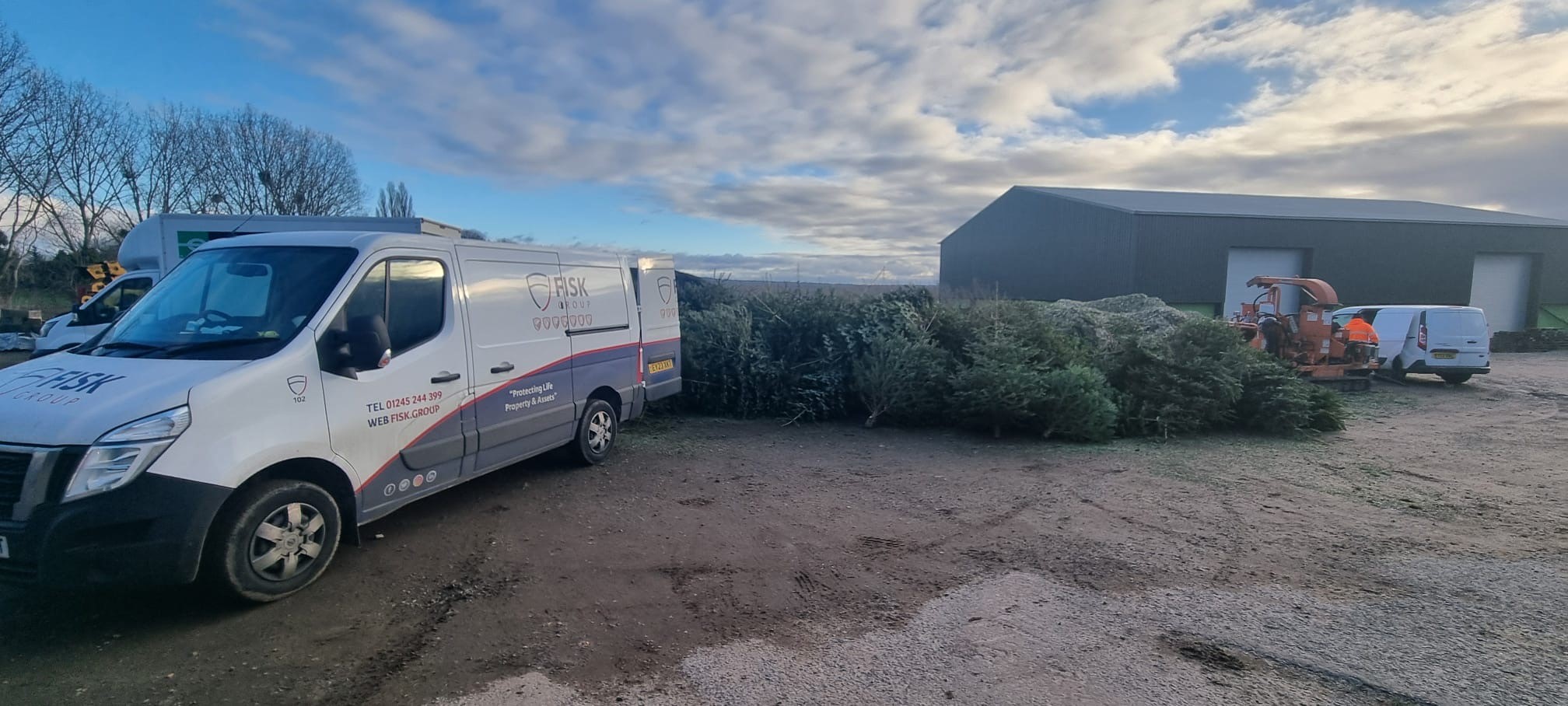 Christmas Tree Recycling for Farleigh Hospice Fisk
